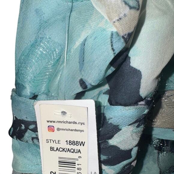 R & M RICHARDS Keyhole Handkerchief Hem Maxi Dress, Size 18W or 22W New w/ Tag - Picture 7 of 9